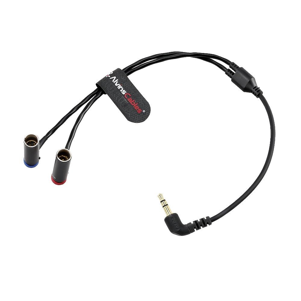 3.5mm TRS to Dual TA3M Y Split - Audio Splitter Y review and price