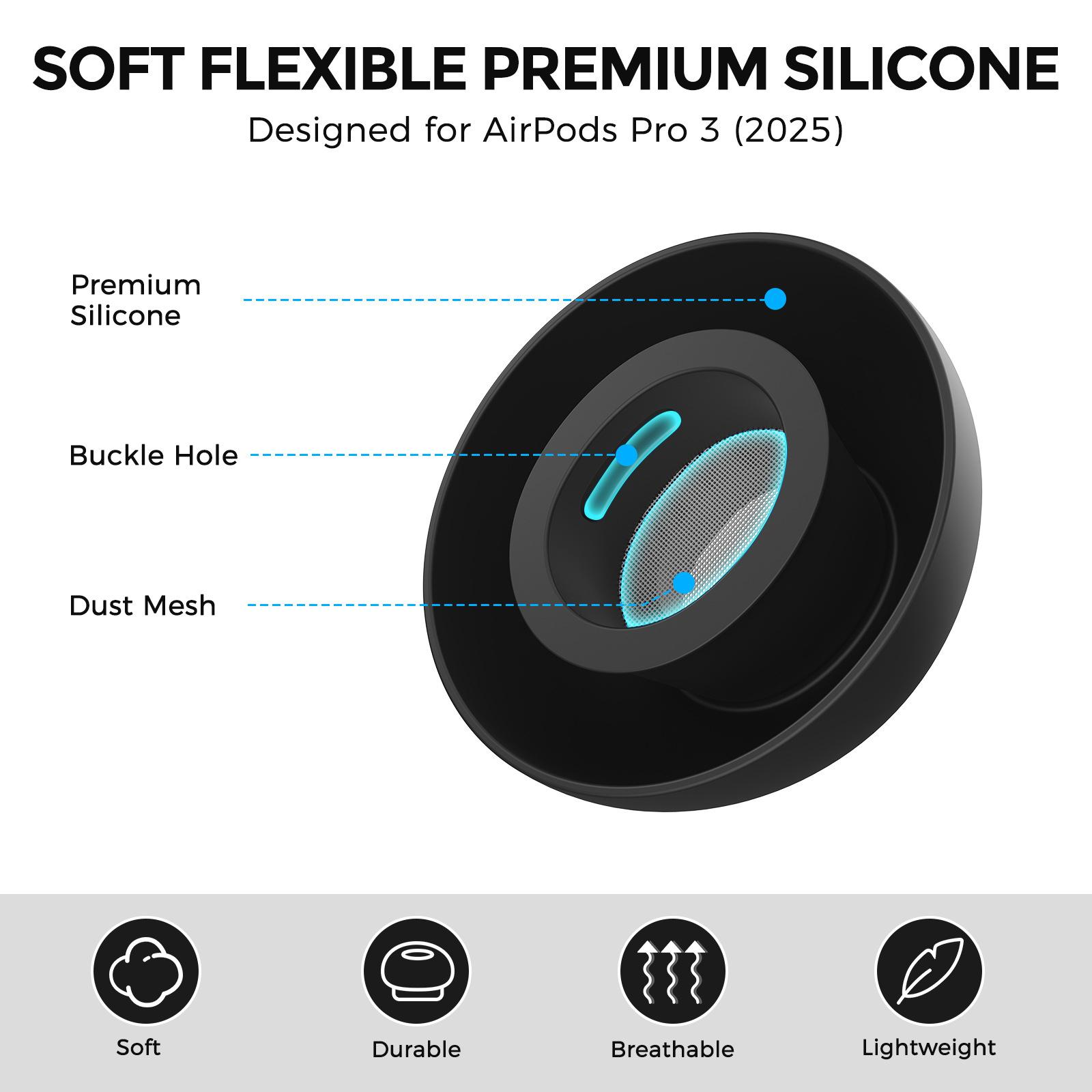 For AirPods Pro 3 XDcase 4 Pai - Silicone Ear Tip Replacement review and price