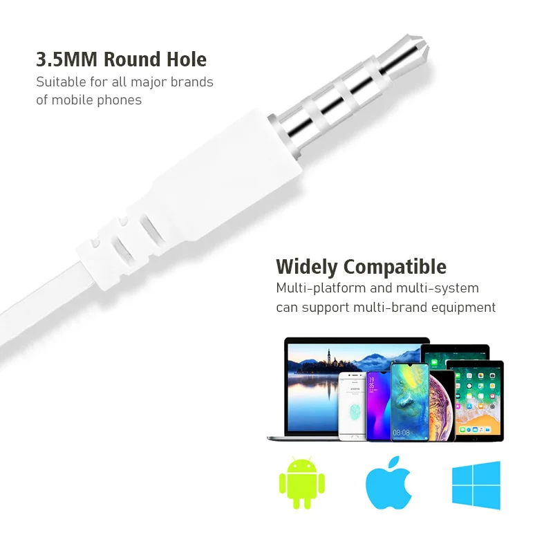 1/2/3/4Pcs Universal 3.5mm Ste - Audiophile Headphone Wired review and price